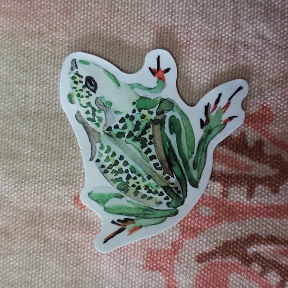(F) Frog Sticker 🐸 - Picture 4 of 4